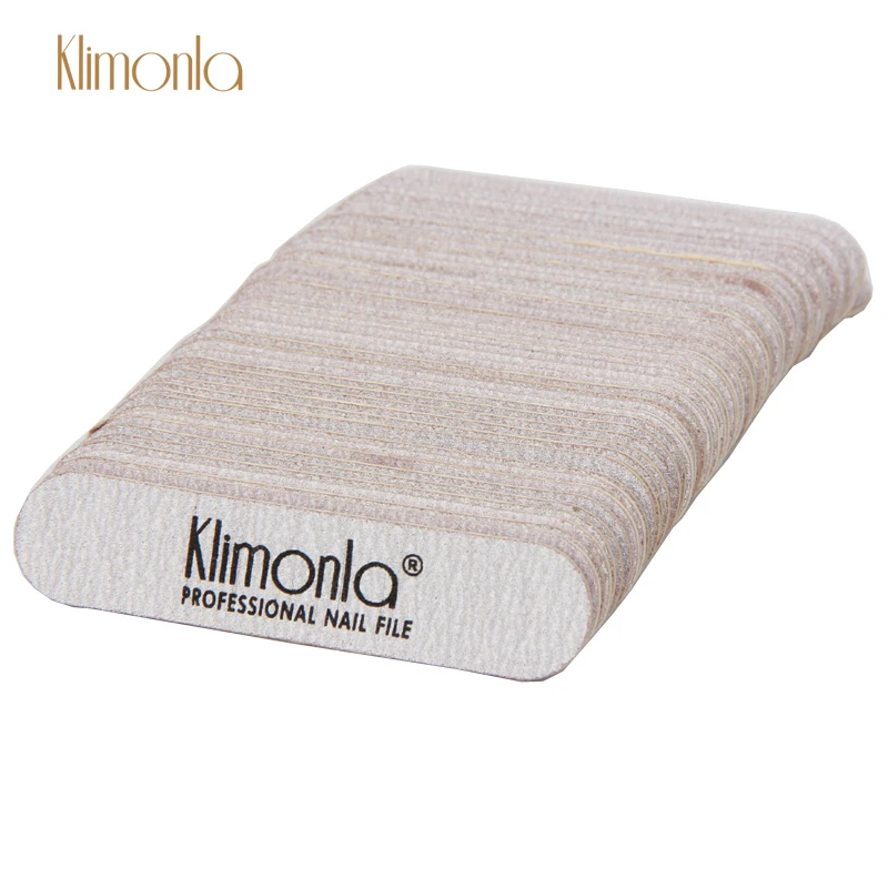 

Пилка для ногтей Klimonla, 50 шт./лот, зернистость 180/240, серая