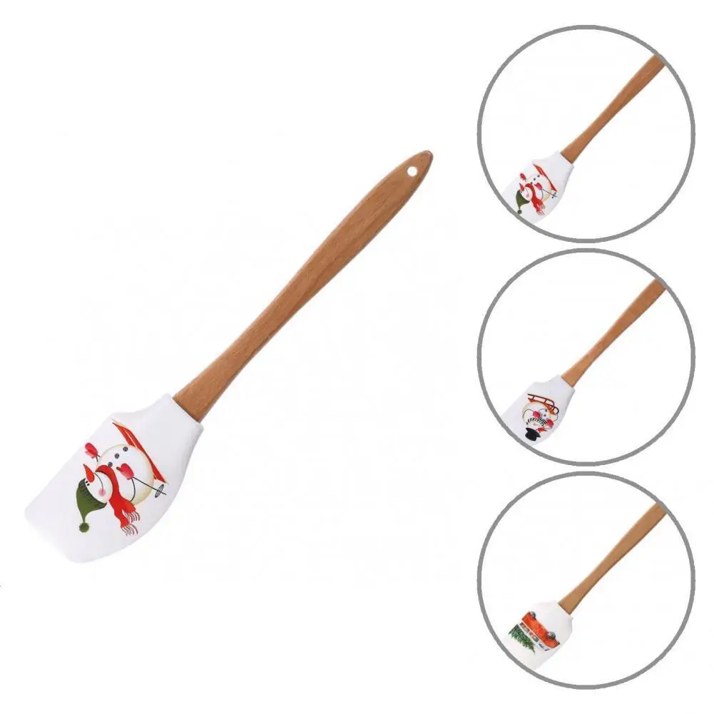 

Durable Ergonomics No Odor Jam Cheese Butter Spatula Christmas Butter Scraper Christmas Cheese Spatula