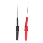 Новые Тестовые провода Pin l95мм гибкие тестовые наконечники зонда 1 мм коннектор мультиметр игольчатый инструмент