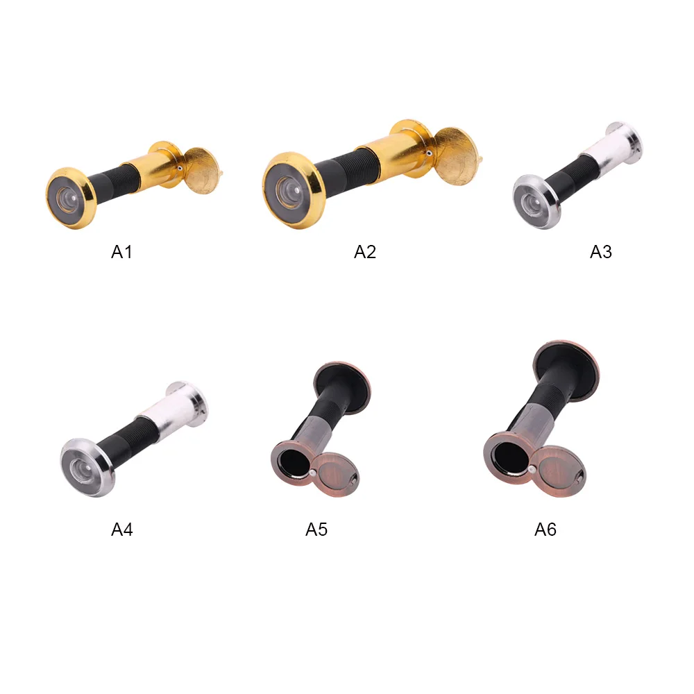 

Door Eye 200 Degree Zinc Alloy Tool Accessories Adjustable Household Products For Furniture Hardware Door Peephole