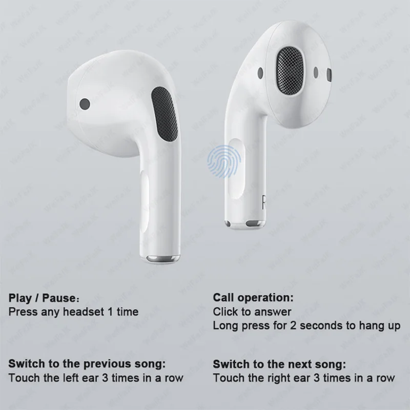 Беспроводные наушники TWS Pods Pro 4 Bluetooth-наушники-вкладыши игровая гарнитура для