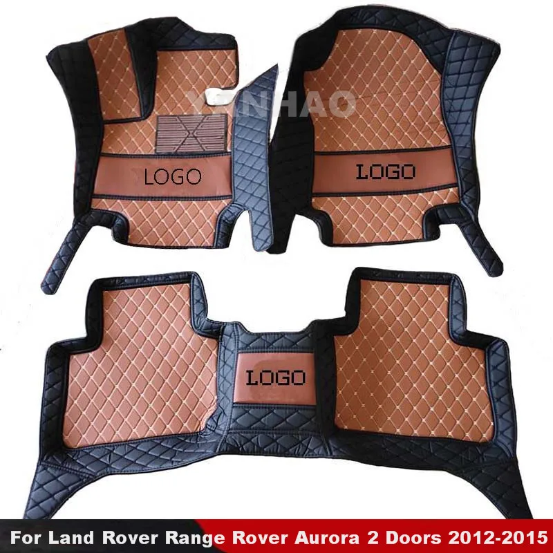 

Автомобильные коврики для 2 дверей Land Rover Range Rover Aurora 2012 2013 2014 2015 автомобильные аксессуары интерьерные части автомобильные накладки на ножки