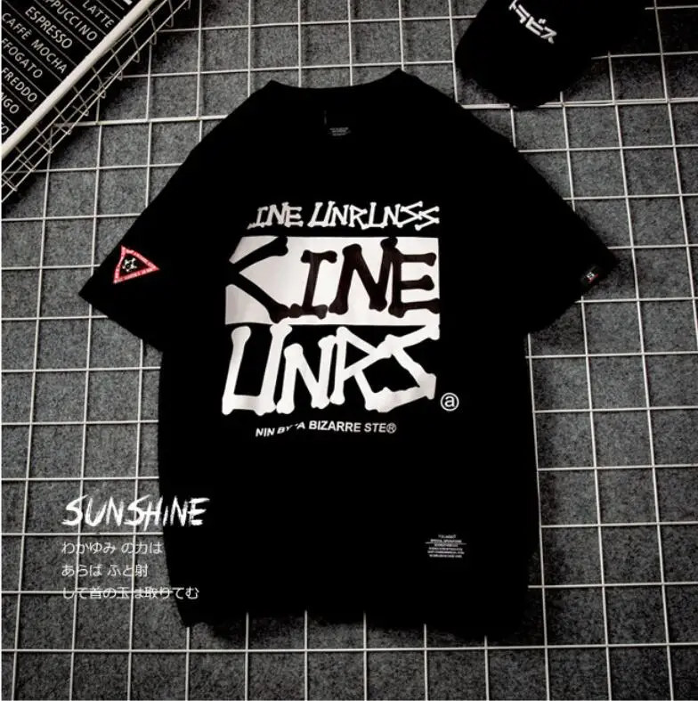 

2019 T Shirt Solid Color and Print T-shirt Simple Male Casual Tshirt short sleeve O Neck cotton Fitness Tshirt Sportwear