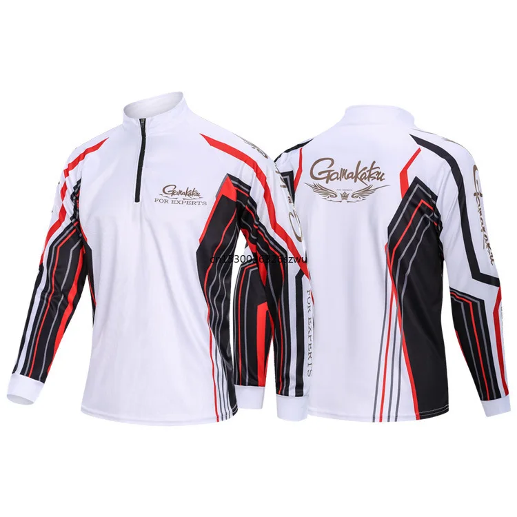 

Gamakatsu Fishing Clothing Long Sleeve Outdoor Breathable Fishing Shirts Anti UV Quick Dry Hooded Cycling Hunting Hiking Clothes