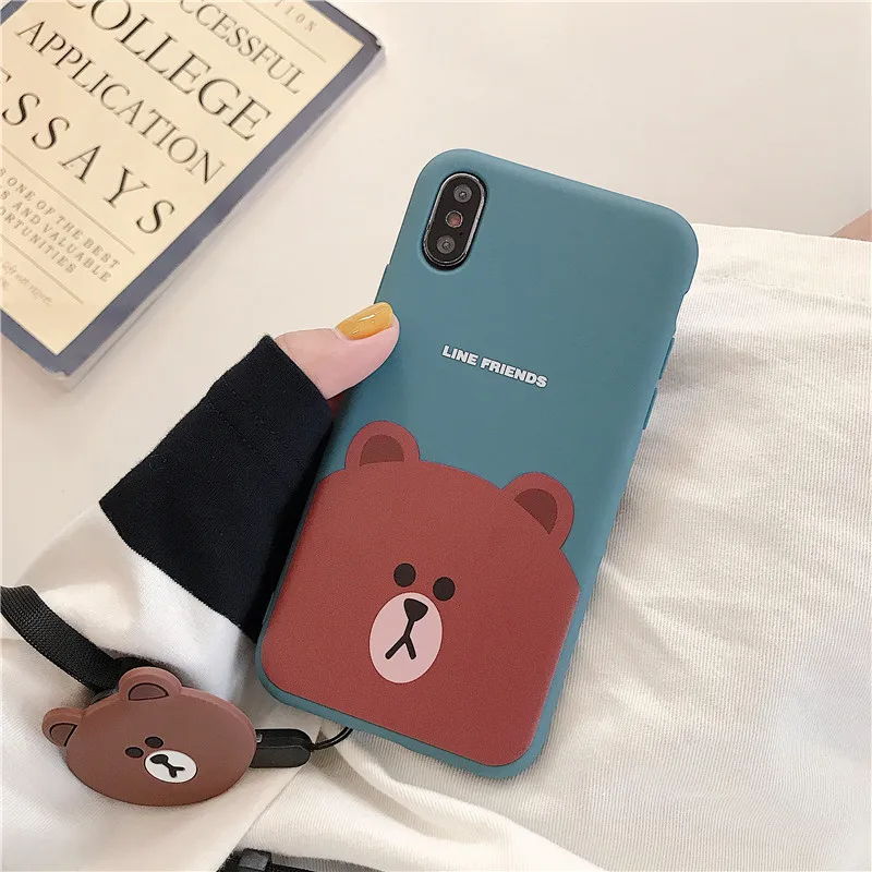 Чехол Meachy для huawei Honor 20 8X 9X Play P20 P30 Pro Lite Mate20 Bear милый мультяшный чехол телефона