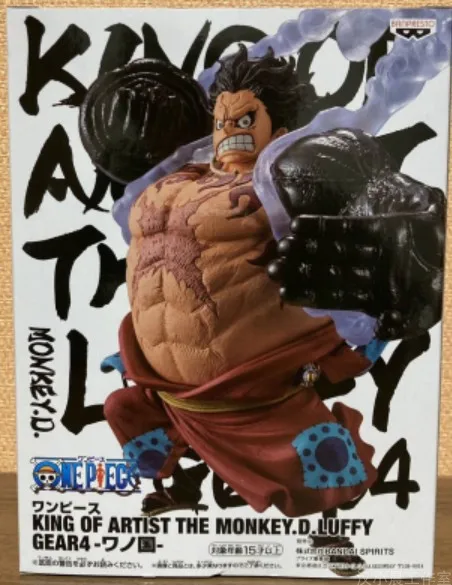 Японское аниме ONE PIECE оригинальная Коллекционная Фигурка Banpresto KING OF ARTIST-Обезьяна D.