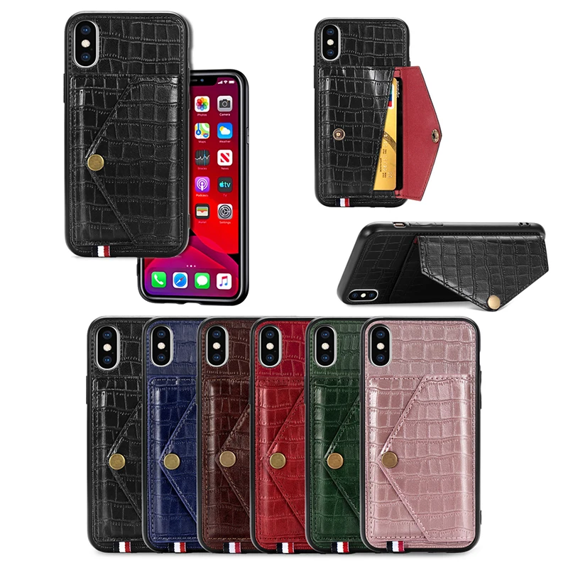 Чехол-Кошелек Haissky для iPhone 11 Pro Max Xs XR X кожаный чехол-книжка 6 7 8 Plus чехол с длинным