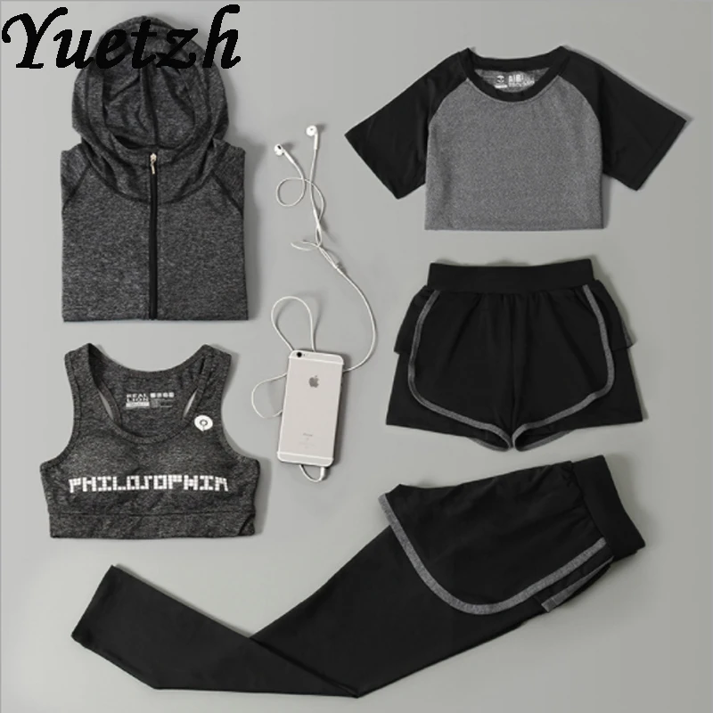 Женский спортивный костюм спортивная одежда быстросохнущие спортивные костюмы