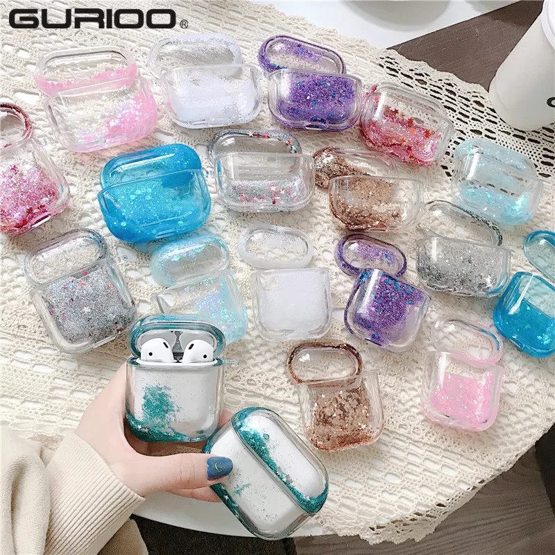 Роскошный украшенный стразами блестящий чехол для наушников Apple AirPods Pro