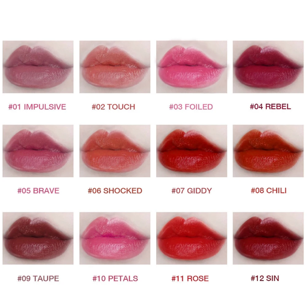 Бархатный Профессиональный сексуальный красный блеск для губ Матовая жидкая