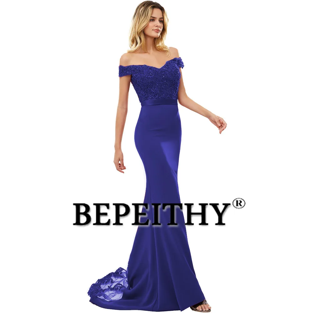 BEPEITHY Robe De Soiree Русалка бургундское длинное вечернее платье вечерние элегантные