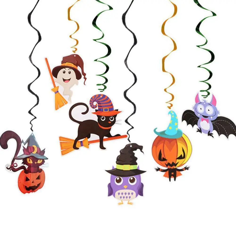 

6Pcs Halloween Hanging Decoration Party Decoration Horror House Festival Party Supplies DIY Event Theme Party Ornaments