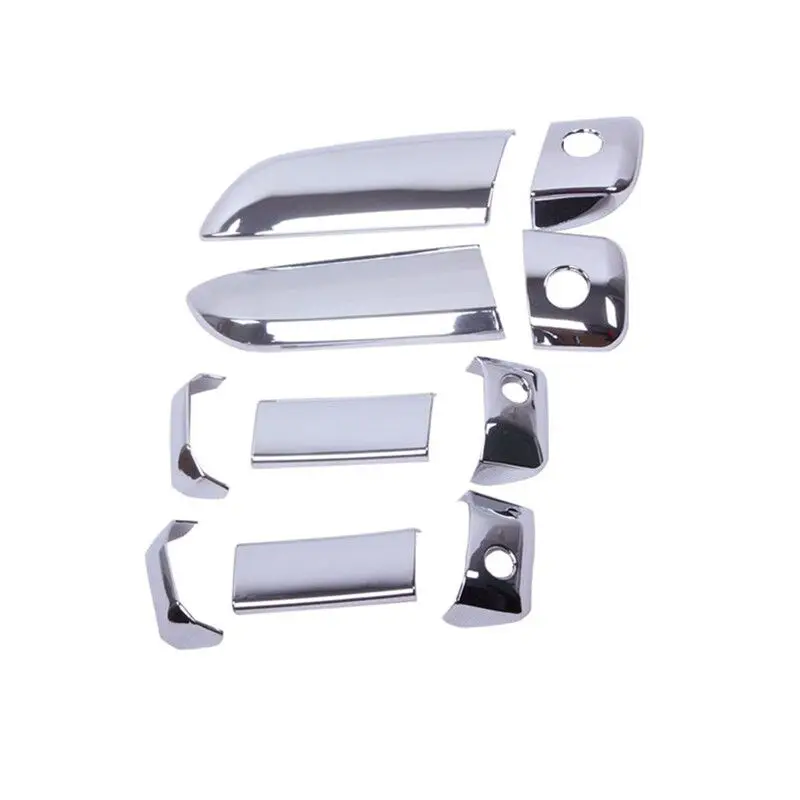 

Funduoo для Toyota Hiace 2005-2017 пригородный хромированный автомобильный дверной ручки, накладка, наклейки, Стайлинг, автоаксессуары