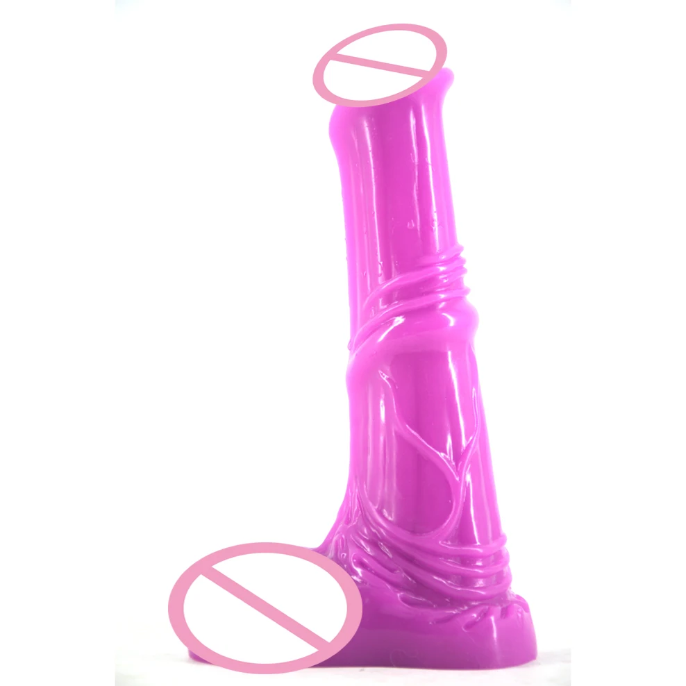 FAAK Big animal dildo pony horse artificial penis realistic sex toys for women erotic masturbation dick anal plug | Красота и