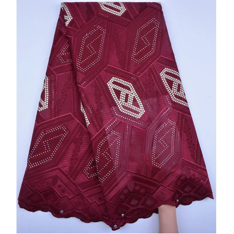 Нигерийская чистая белая кружевная ткань 100% хлопок швейцарская хлопковая