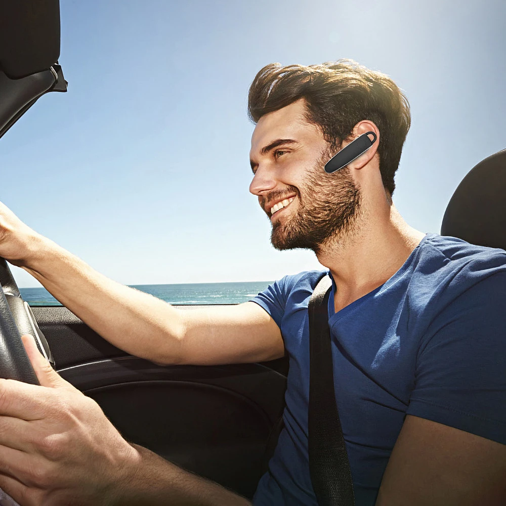 Модные деловые Bluetooth наушники стереонаушники мини-гарнитура беспроводная