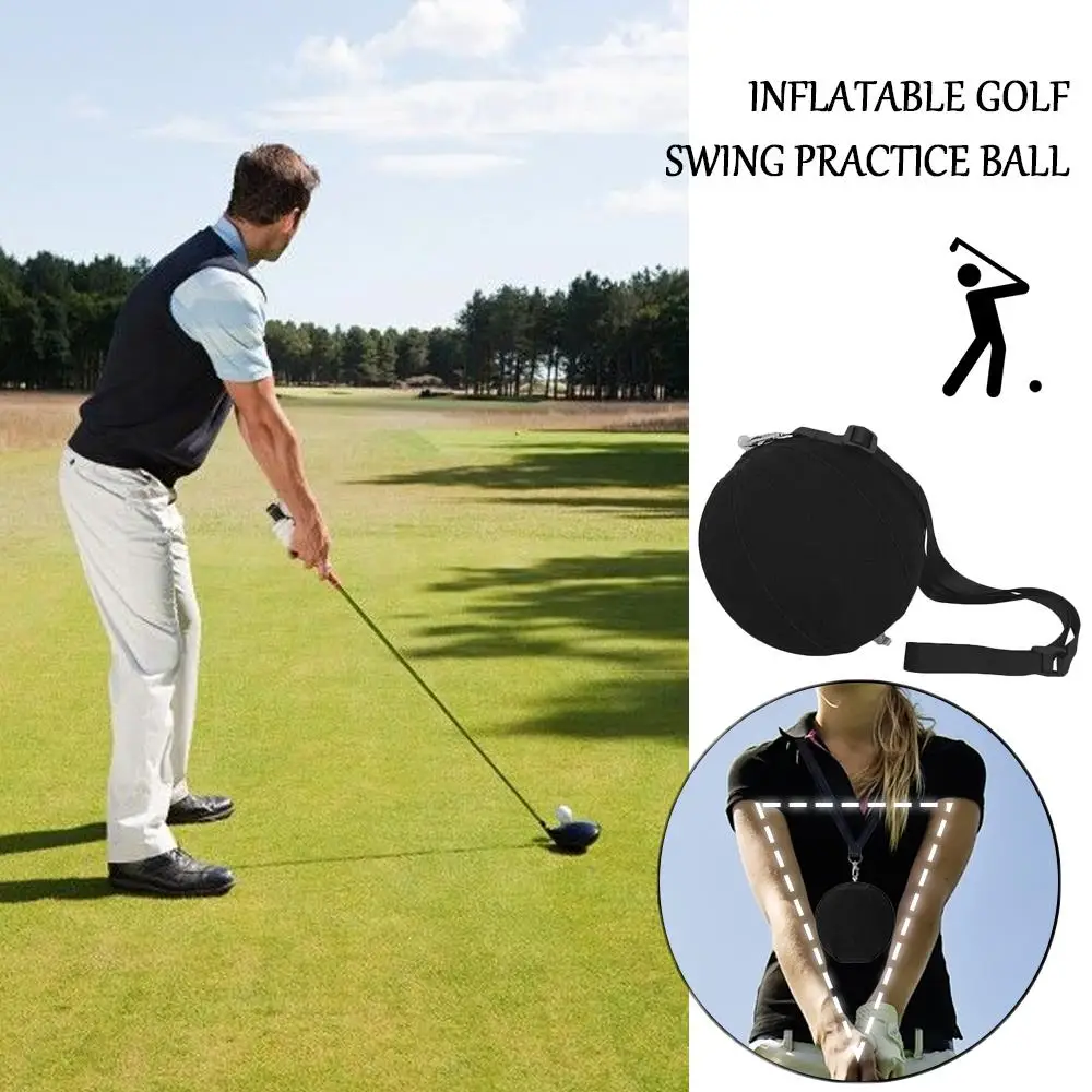

Black 15cm Golf Swing Assistant Golf Training Golf Posture Correction Strong Outdoor Trainging Aids