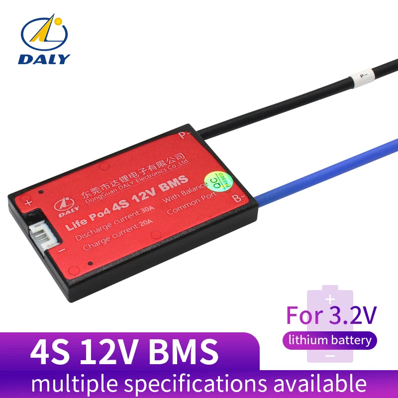 Дейли 18650 BMS 4S 12 V 25A 35A 45A 60A Водонепроницаемый BMS для Перезаряжаемые Lifepo4 Батарея с таким же Порты и разъёмы для литиевой батареи