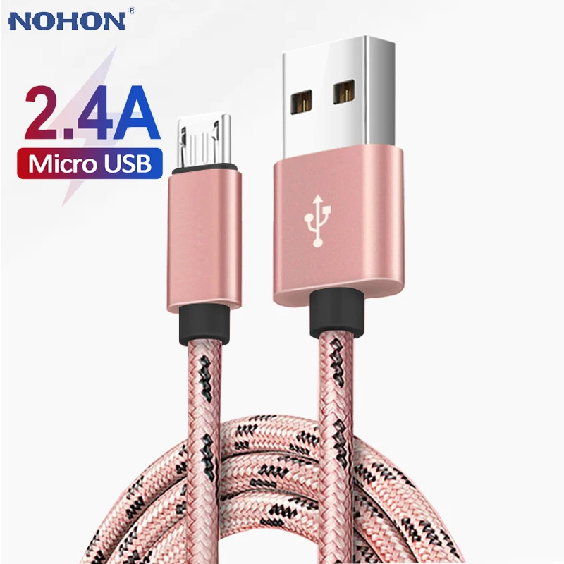 Кабель Micro USB для зарядки Samsung galaxy S7 S6 Edge A3 A5 Xiaomi Redmi Note 5 6 6A Android кабель передачи