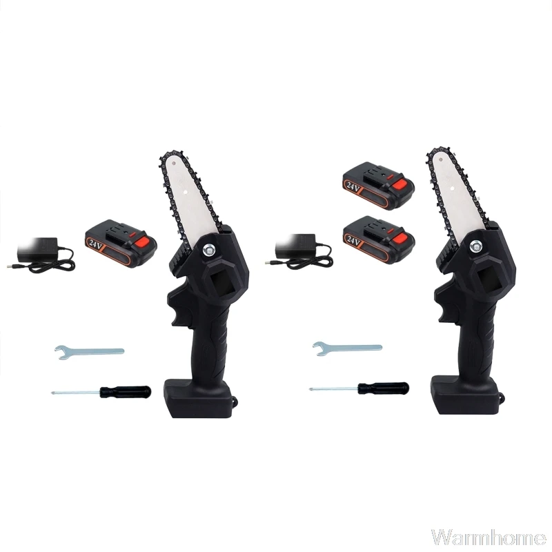 

24V Portable Rechargeable Electric Pruning Saw Mini Electric Saws Lithium Battery Woodworking One-handed Electric Saw For Garden