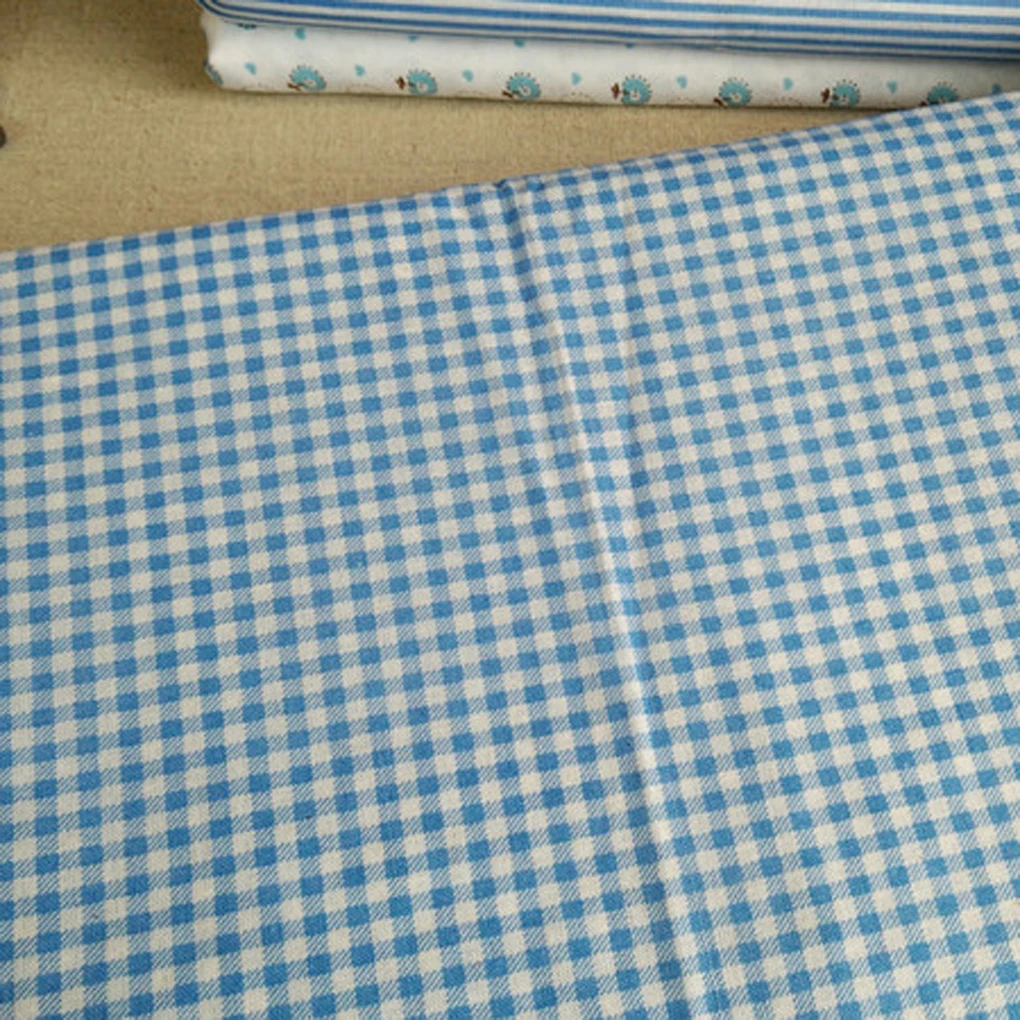 7 шт. синяя серия хлопковая одежда Ткань цветочный узор швейный текстильный