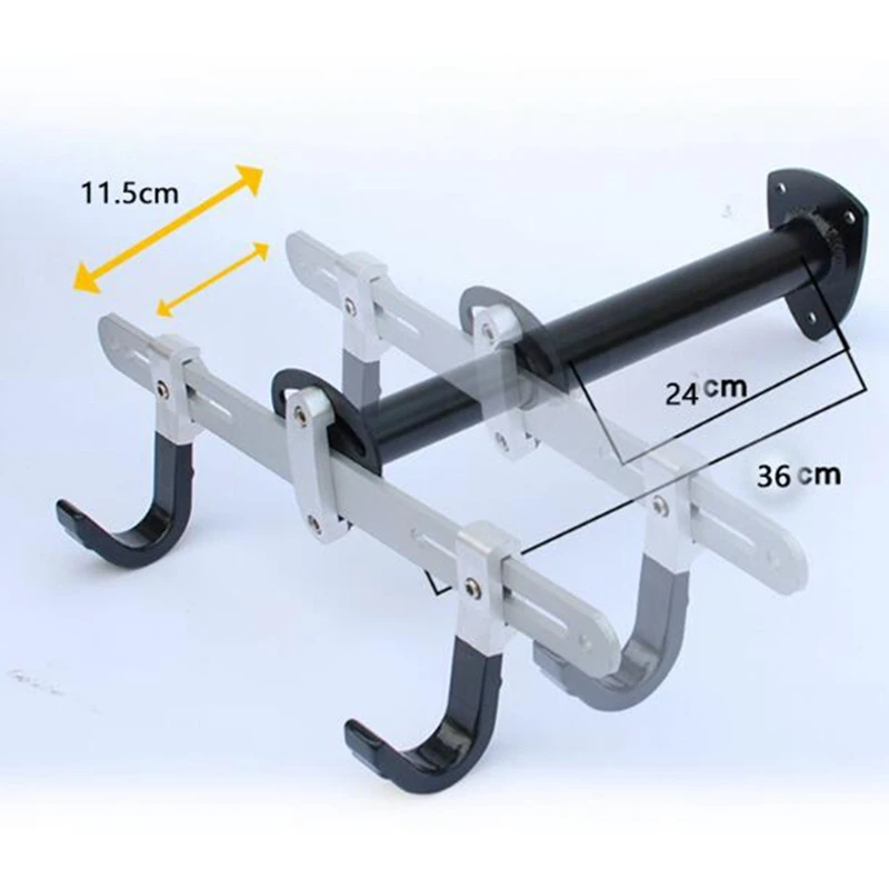 Bicycle Wall Mount Alloy Rack Tilting Depth Width Multi Adjust with Stainless Expansion Bolts | Спорт и развлечения