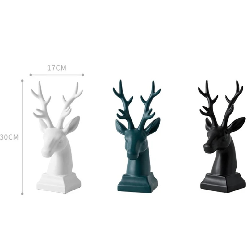 

Creative Home Crafts Nordic Ceramic Animal Model Office Decoration Gift Home Living Room TV Cabinet Wine Cabinet Soft Decoration