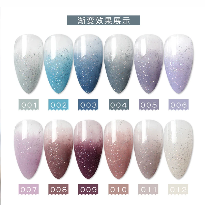 Безразличная звезда флэш порошок блёстки УФ гель лак для ногтей светодиодный