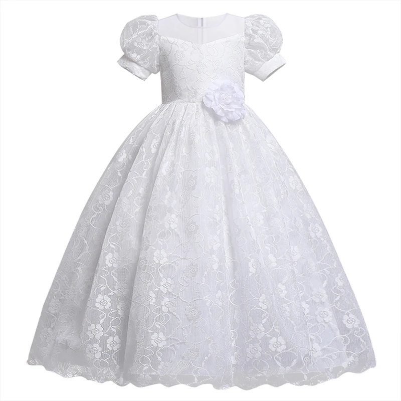 Новогоднее рождественское платье для девочки малышей с изображением зимы