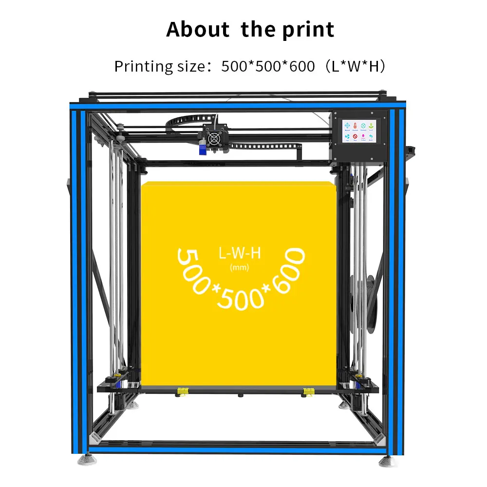 3D-принтер Tronxy s X5SA-500 24V DIY 3D принтер с автоматическим выравниванием Большая печать