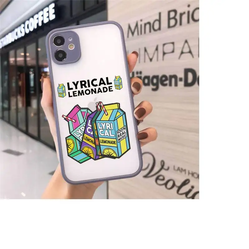 

Aliens Drink Lyrical Lemonade luxury Phone Cases shell matte transparent For iphone 7 8 11 12 plus mini x xs xr pro max cover