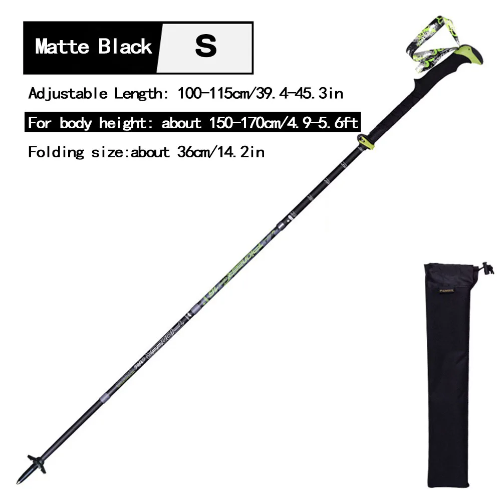 Штанга Складная Ультралегкая из углеродного волокна альпеншток для трекинга 5