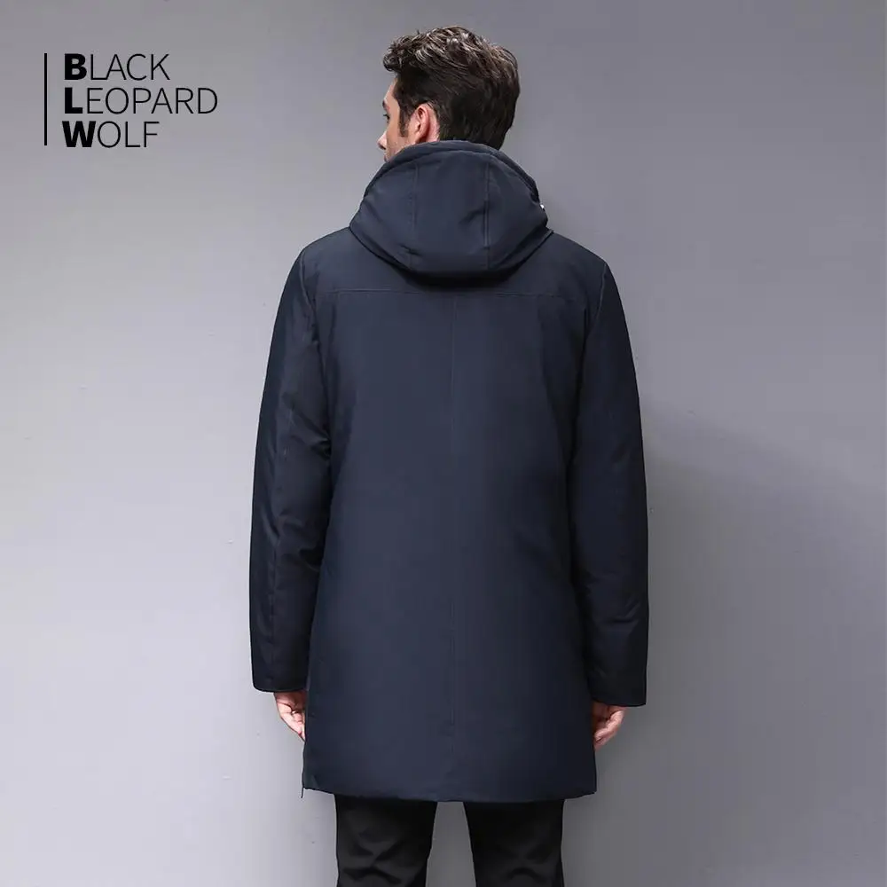 Blackleopardwolf 2019 Зимнее пальто парка съемный воротник теплая куртка подкладка из