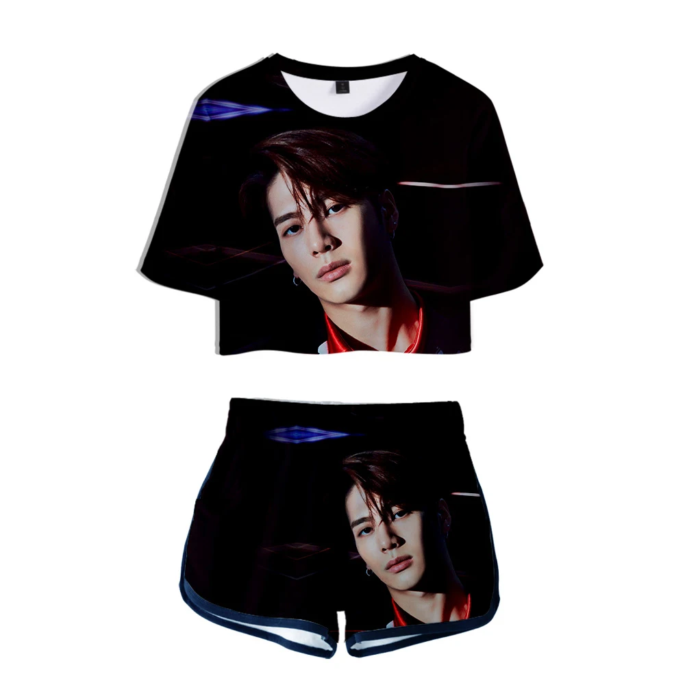GOT7 3d принт модный базовый Женский комплект из 2 предметов крутой Повседневный