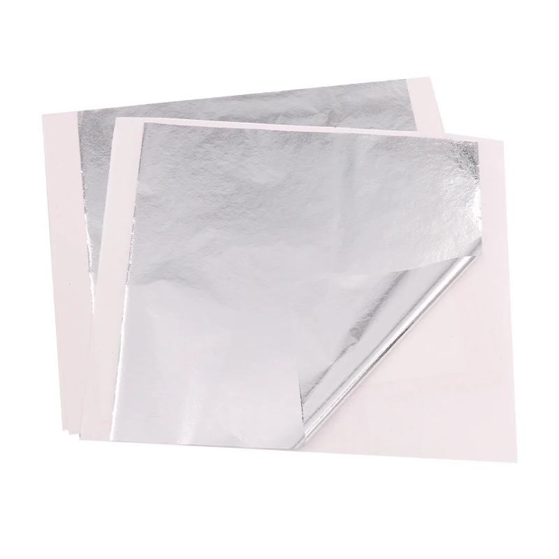 13x13 5 см серебряная фольга бумажные Золотые листы в искусстве и ремеслах