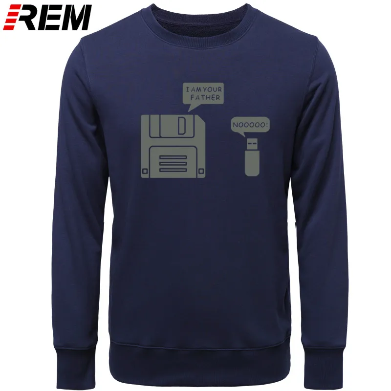 REM USB дискета я ваш отец мужские хлопковые с длинным рукавом юмором диск повседневные Camisetas Hombre мужские кофты с капюшоном, толстовки