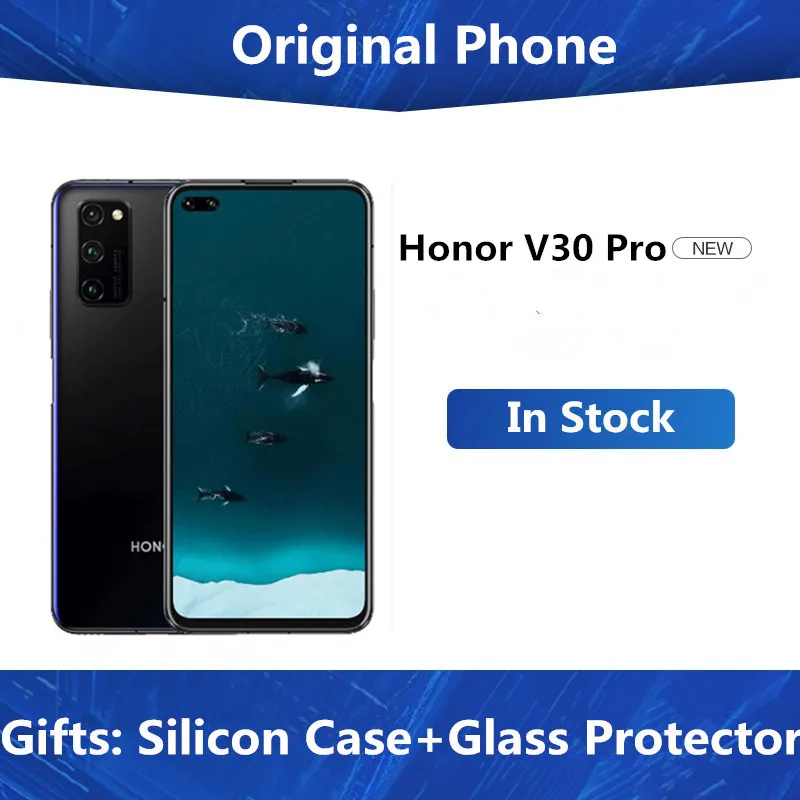 Оригинальный Honor вид 30 Pro V30 5G мобильный телефон Kirin 990 Android 10 0 6 57 &quotFHD 8 Гб