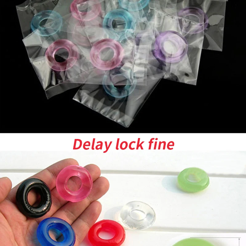 Устройство для задержки пениса секс-игрушки мужчин Мужское Кольцо мужские