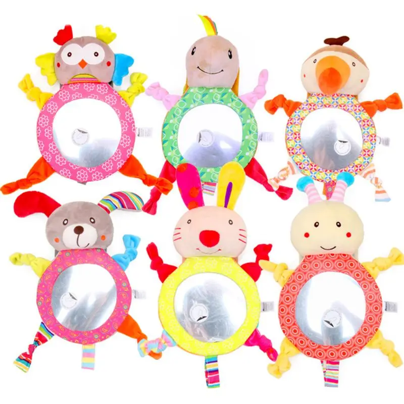 

HX5D Baby Reverse Seat Mirror Cute Cartoon Dog Bunny Animal Car Rearview Sight Glass Auxiliary Mirrors