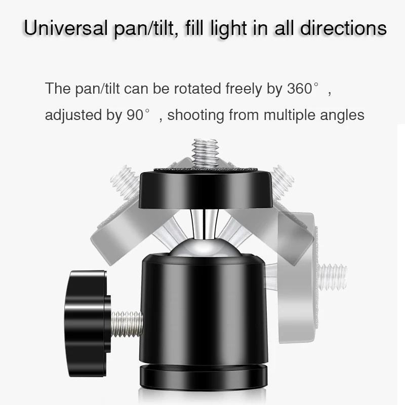Desk Mount Stand Tabletop C Clamp Mounting Adjustable Table Stand Aluminum for DSLR Camera Light Video Panel Light Mic tripod
