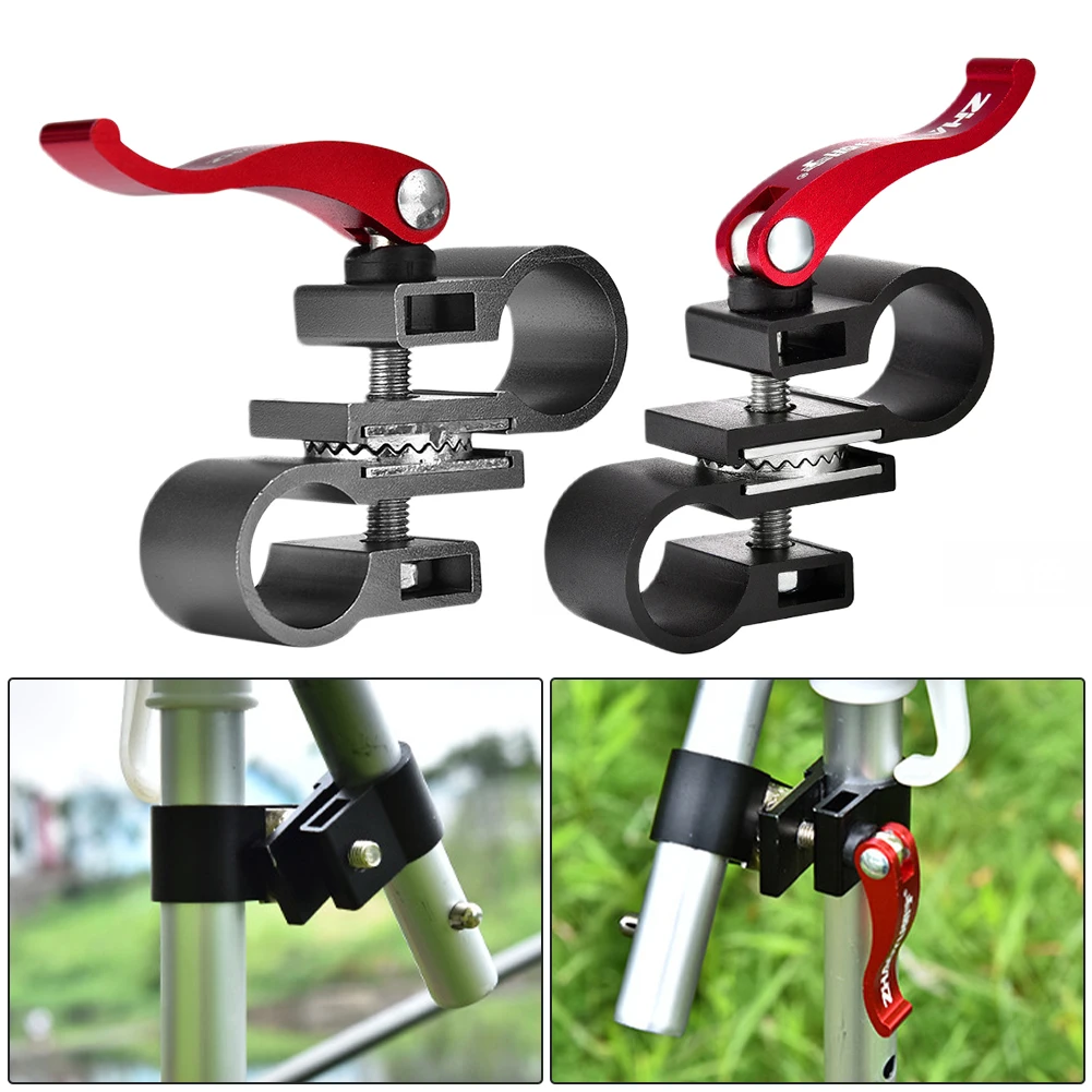

22+25mm Fishing Chair Umbrella Stand Holder Adjustable Umbrella Mount Clip Bracket Outdoors Fishing Accessories Easy Install