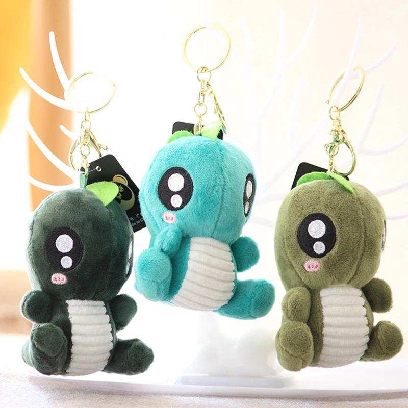 3 цвета большие глаза динозавр игрушка милый мягкая плюшевая Зеленый Динозавр