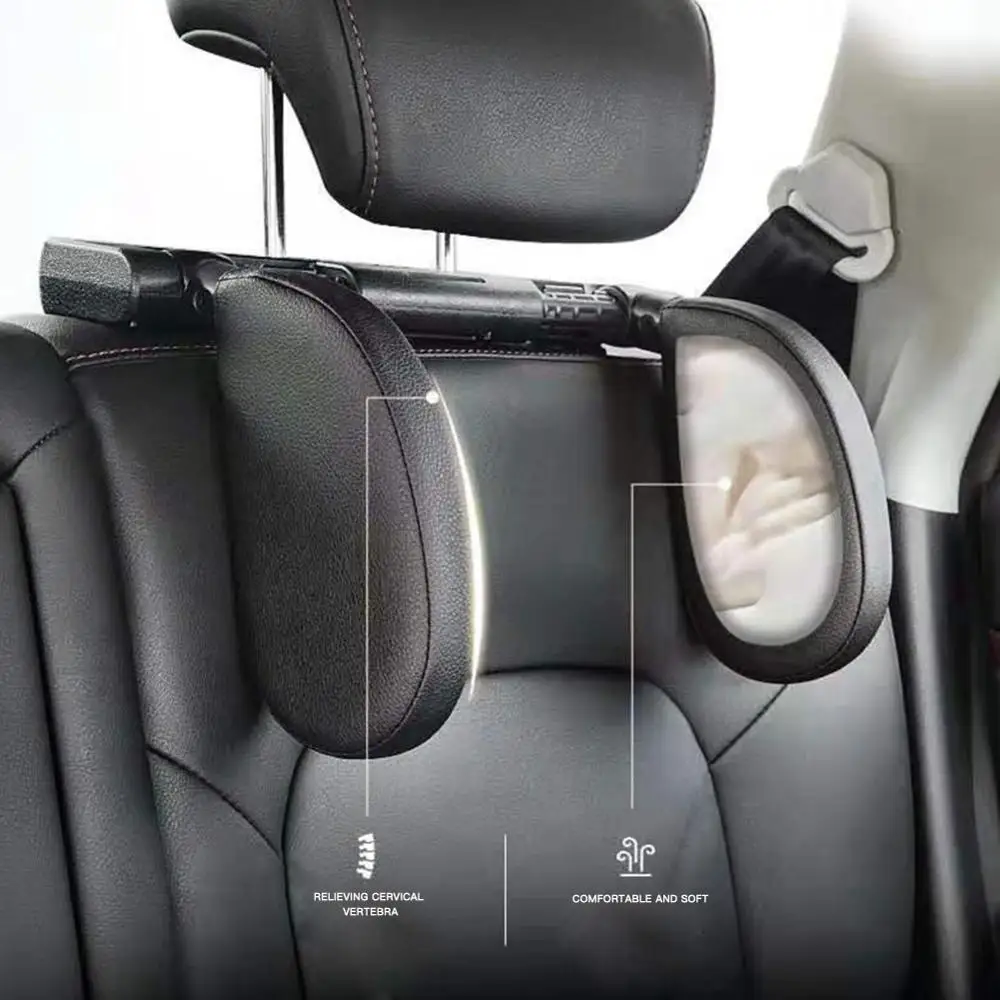 Подголовник для автомобиля подушка путешествий шеи сиденье сна боковая мягкая и