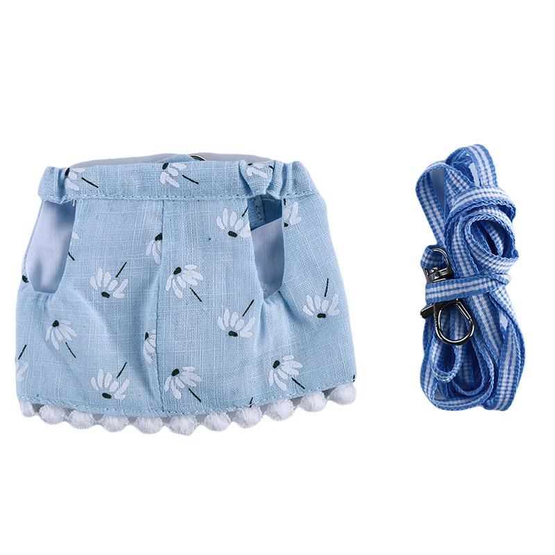 Rabbits Hamster Vest Harness With Leash Bunny Chest Strap Harnesses Ferret Guinea Pig Small Animals Pet Accessories | Дом и сад