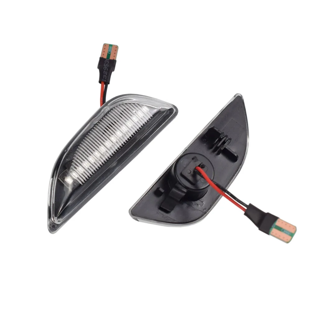 2 шт. светодиодные динамические янтарные боковые габаритные огни светильник