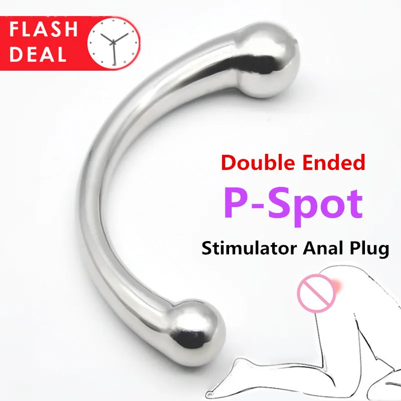 Нержавеющая сталь G-Spot палочка массажер простаты палка анал дилдо анальный