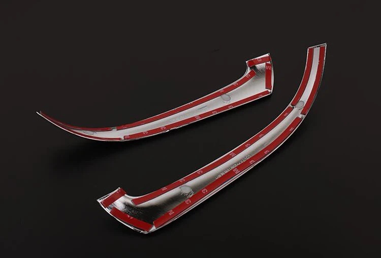 ABS хромированное зеркало для стайлинга автомобиля накладка на заднего вида 2