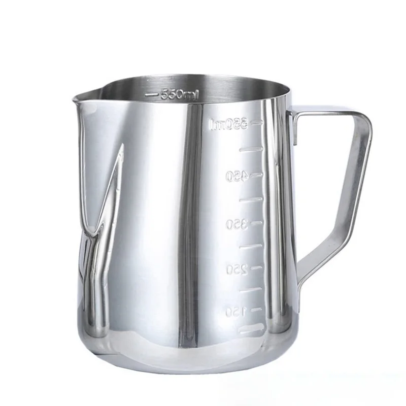 

Milk Frother 12 30 oz Coffee Mugs Steaming Pitchers Cups Espresso Machines Milk Frothing Pitcher Latte Art Stainless Steel Jug