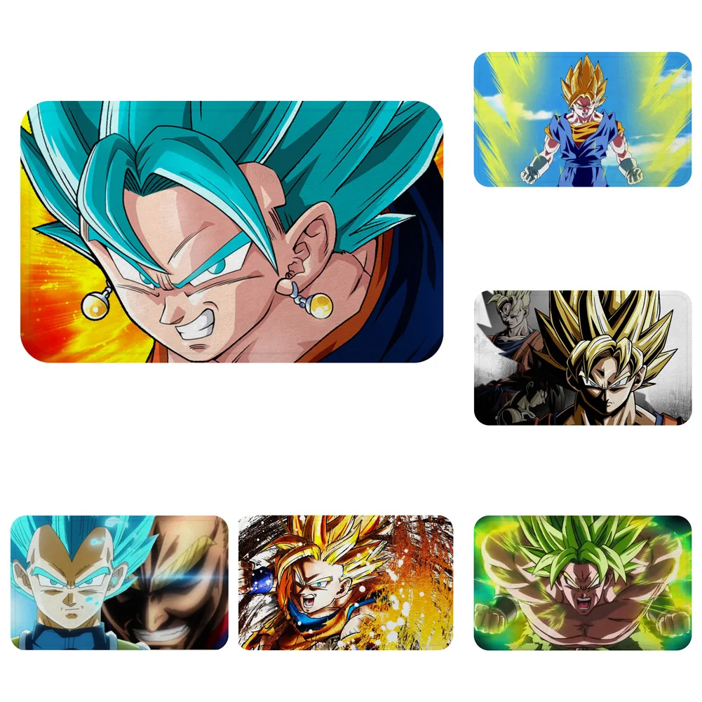 Сон Гоку мультфильм Dragon Ball коврик с рисунком из аниме коврик для ванной декоративные Противоскользящие коврики комната автомобиль пол бар ковры домашний декор для дверей подарок
