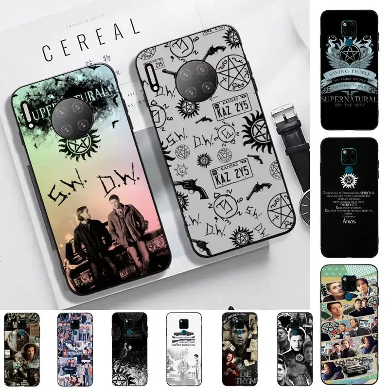 

Supernatural TV Show Phone Case for Huawei Mate 20 10 9 40 30 lite pro X Nova 2 3i 7se